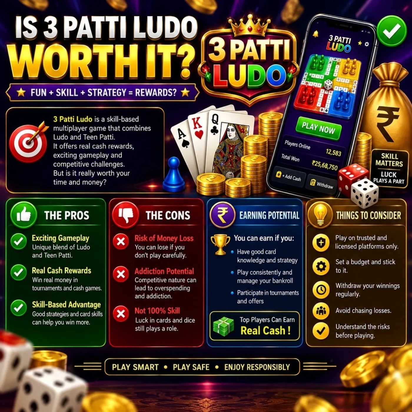 Teen Patti Ludo Gameplay: Understanding the Two Game Concepts